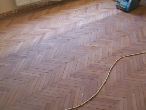 Beroun - renovace parketové podlahy