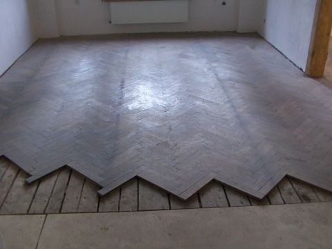 Dokládka parket V Českém Brodě